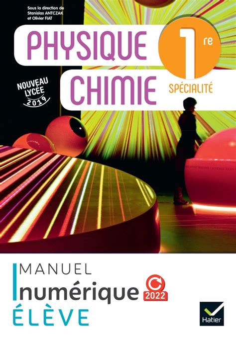 Manuel Physique Chimie Premiere En Ligne ESPACE - Physique-Chimie 1re * Manuel de l'élève (Ed. 2019) | Bordas éditeur